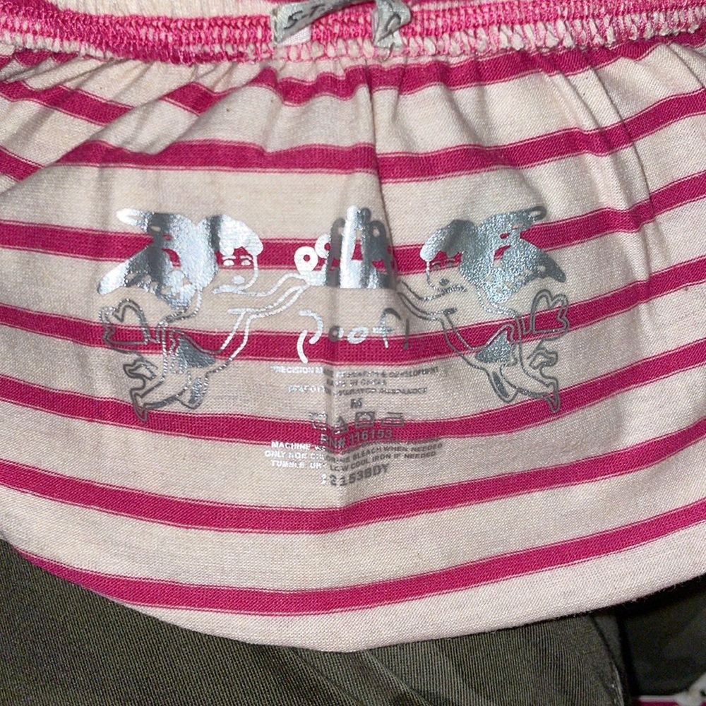 Poof! Pink and Off White Strapless Halter Medium NWT - Picture 8 of 12